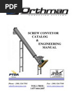 Screw Conveyor Catalog | PDF | Thermal Expansion | Horsepower