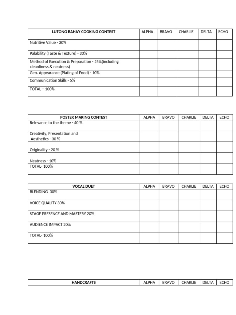 Contests | PDF