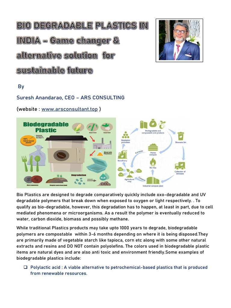 Bioplastics: Sustainable Alternatives to Plastics | PDF ...