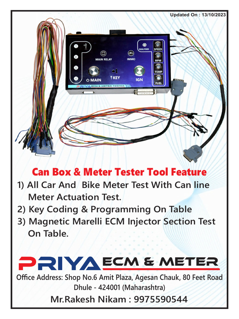ECM and Meter Testing for Hero Bikes | PDF | Engines | Internal ...
