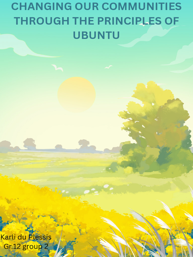Ubuntu Principles for Clean Water Access | PDF