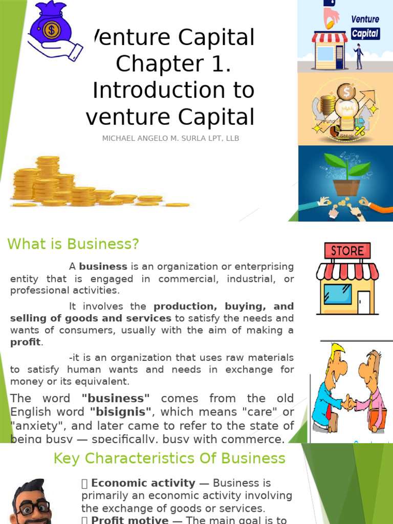 Overview of Venture Capital Basics | PDF | Venture Capital | Corporate ...