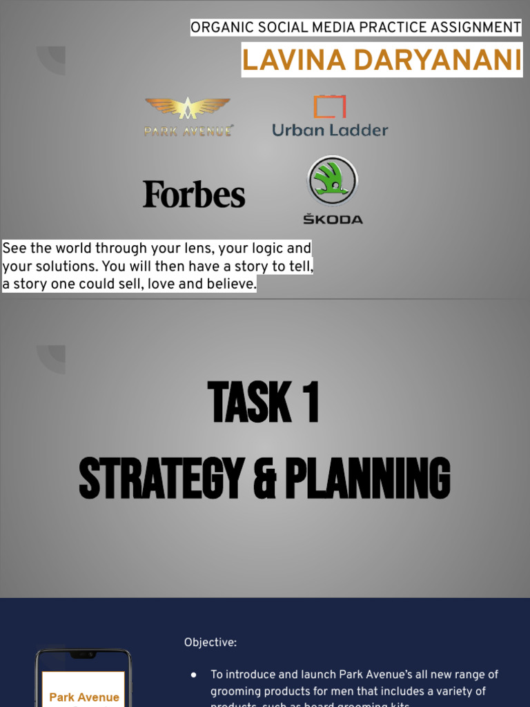 Lavina Daryanani - Organic Social Media Marketing - Practice Assignment ...