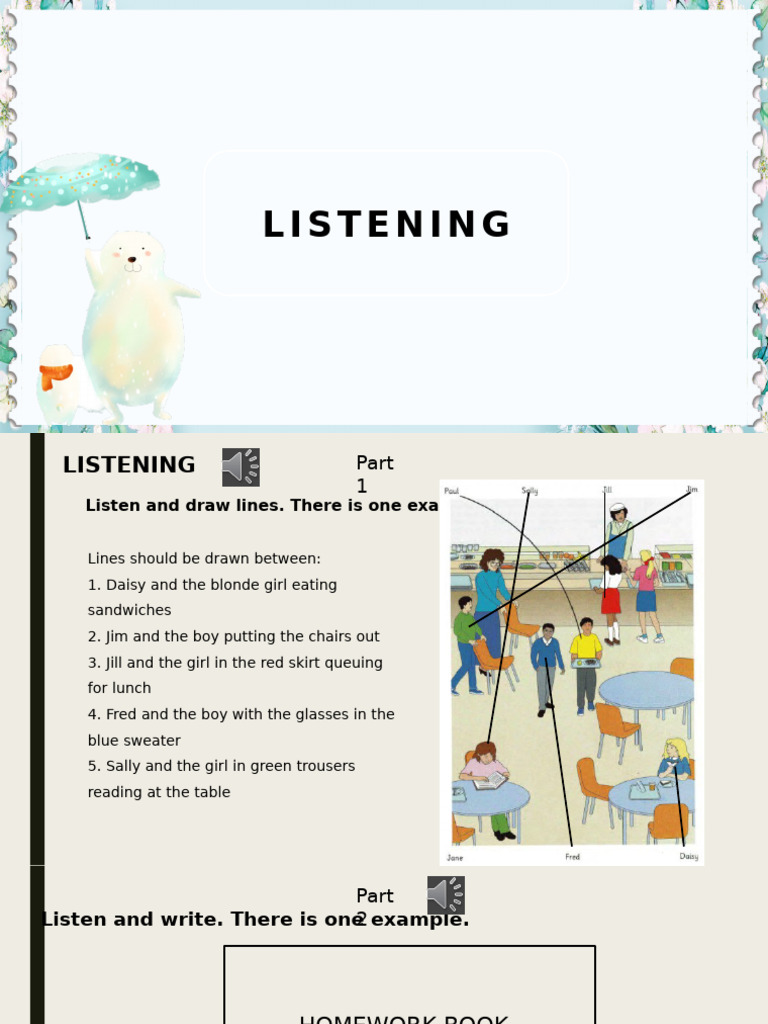 Listening Activities for Kids | PDF