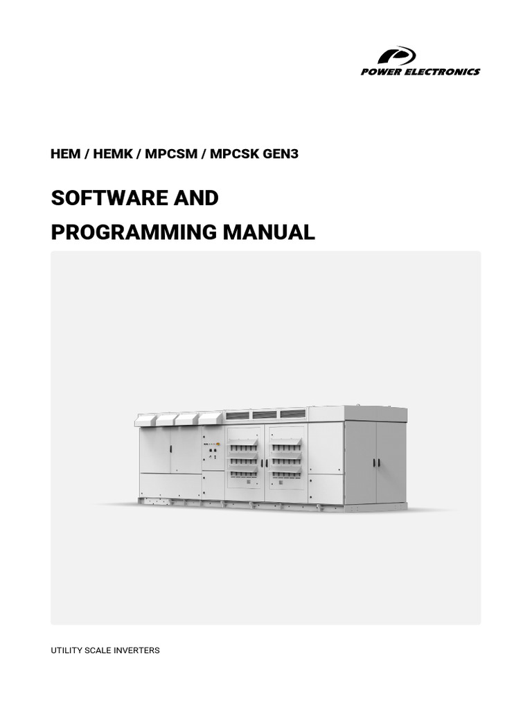 GEN3 Inverter Programming Manual | PDF | Power Supply | Power Electronics