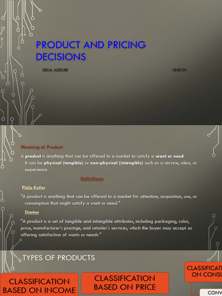 Product and Pricing Strategies Explained | PDF | Pricing | Luxury Goods