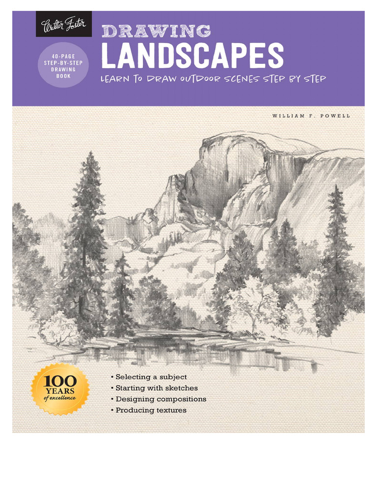 Step-by-Step Landscape Drawing Guide | PDF | Drawing | Composition (Visual Arts)