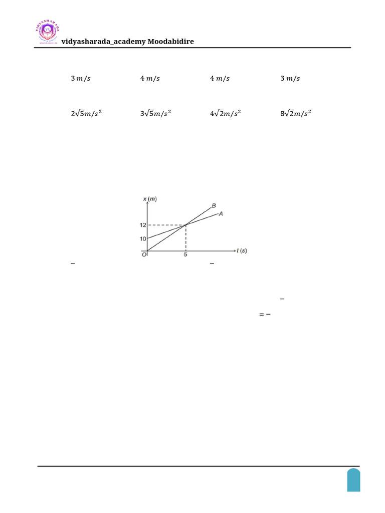 Relative Motion Problems in Physics | PDF | Acceleration | Velocity
