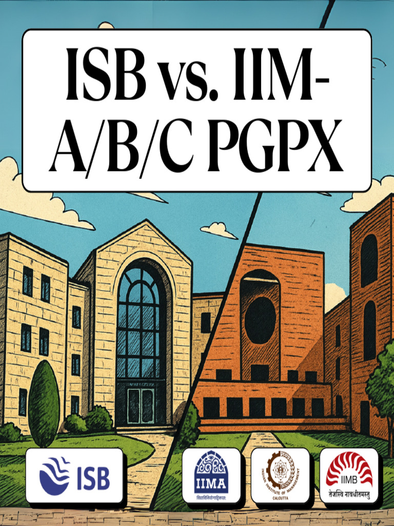 ISB Vs IIM A B C PGPX 1745234316 | PDF | Master Of Business ...