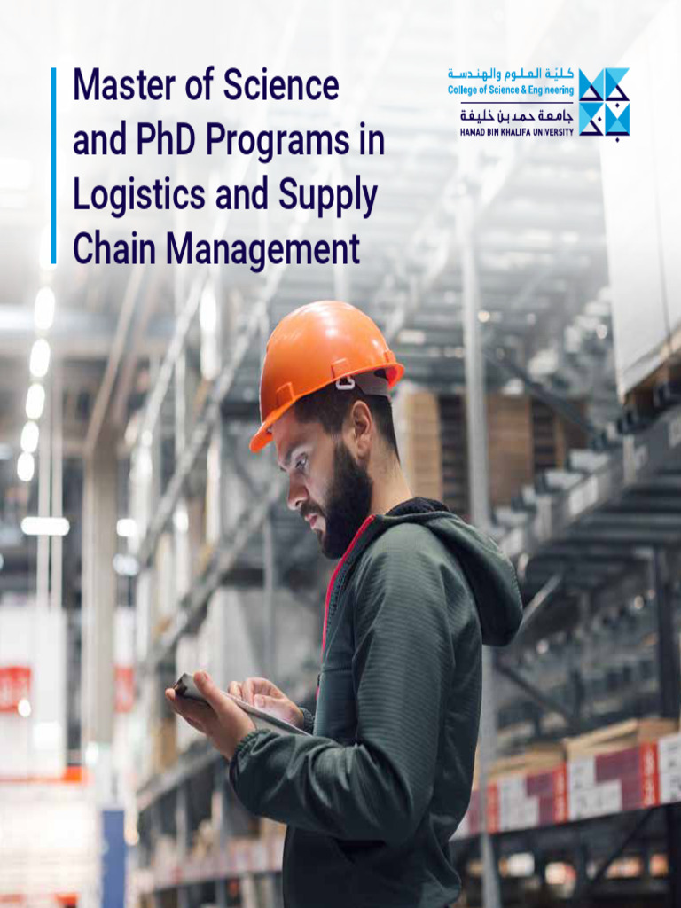 Cse Ms Logistics Supply Chain Management Factsheet | PDF | Doctor Of ...
