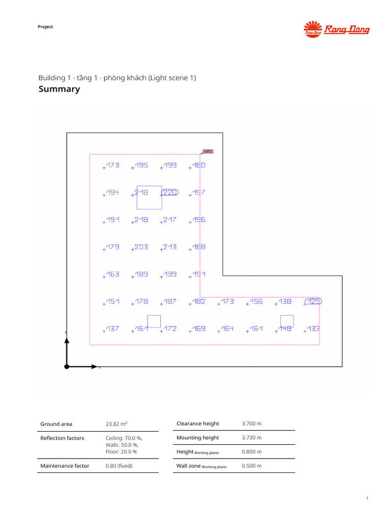Lighting Analysis for Building 1 | PDF | Light | Electrodynamics