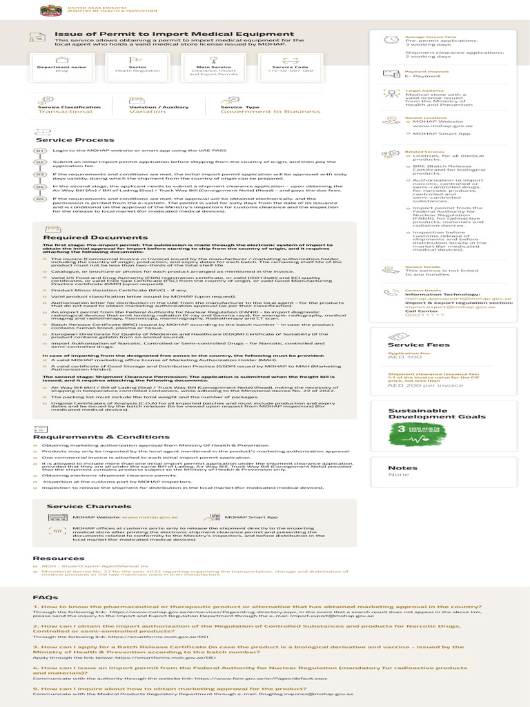 Issue of Permit To Import Medical Equipment | PDF | Bill Of Lading ...