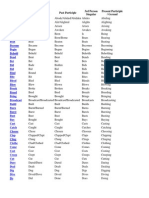 Irregular Regular List Exercises