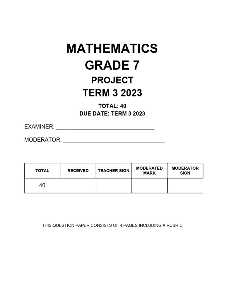 Grade 8 Sustainable Garden Project | PDF | Geometry | Area