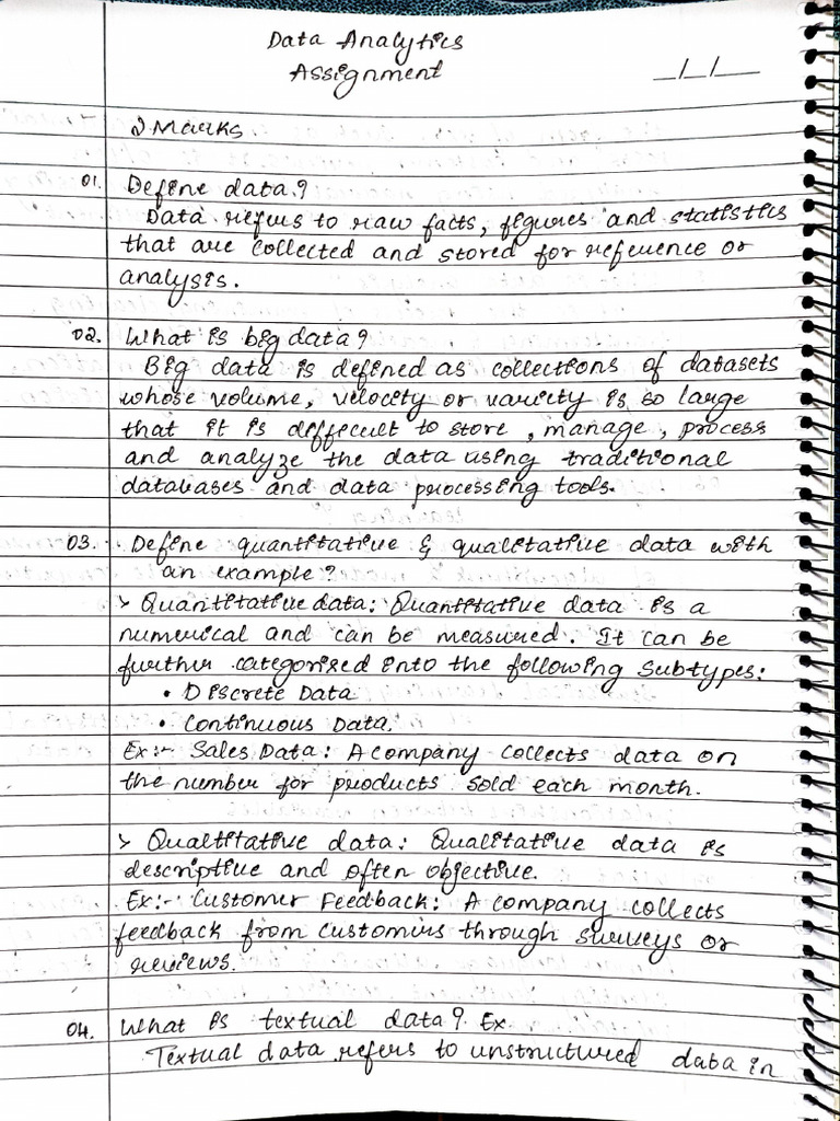 DA Assignment | PDF