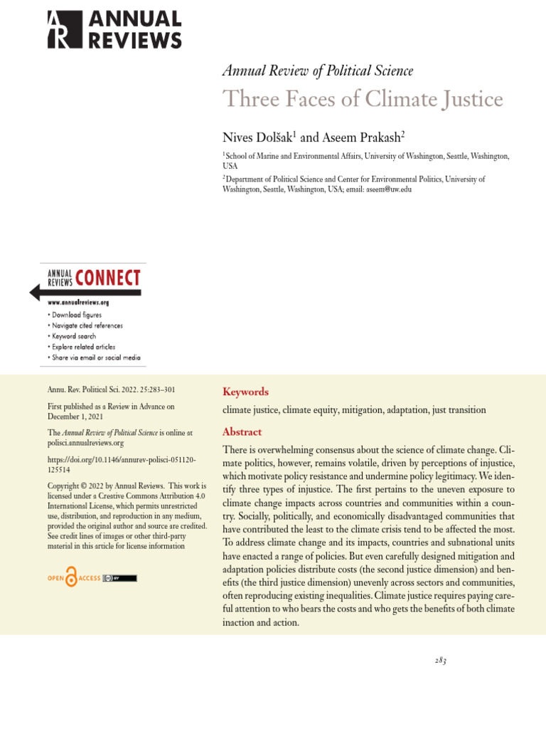 Climate Justice | PDF | Climate Change Mitigation | Climate Change