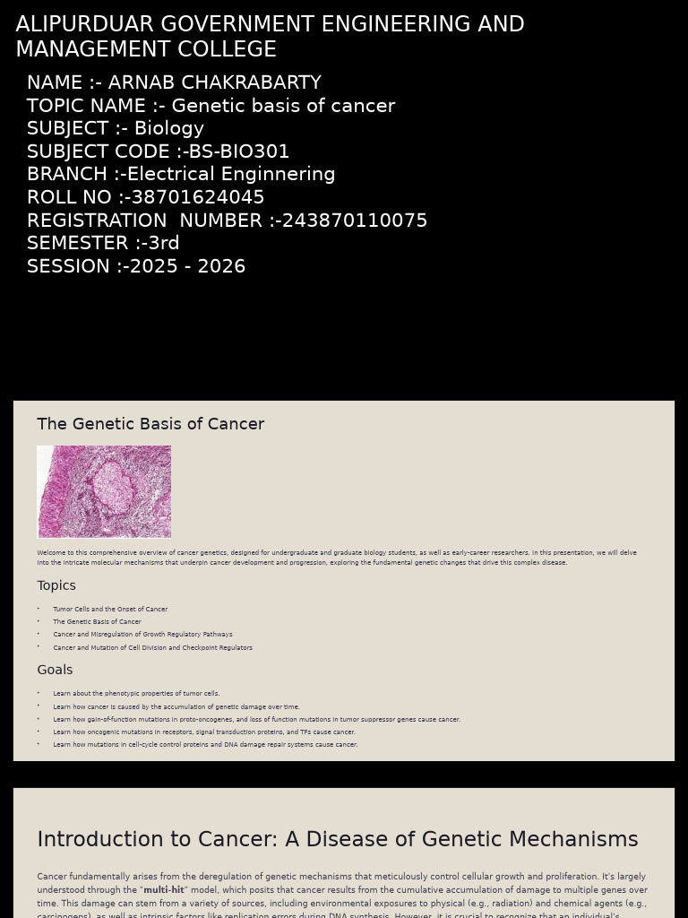 Genetic Mechanisms of Cancer Development | PDF | Carcinogenesis | Cancer