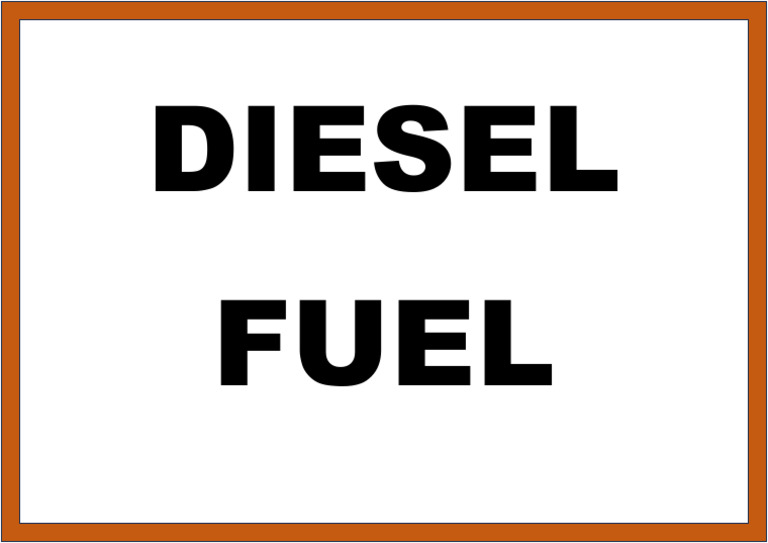 Diesel Sign | PDF