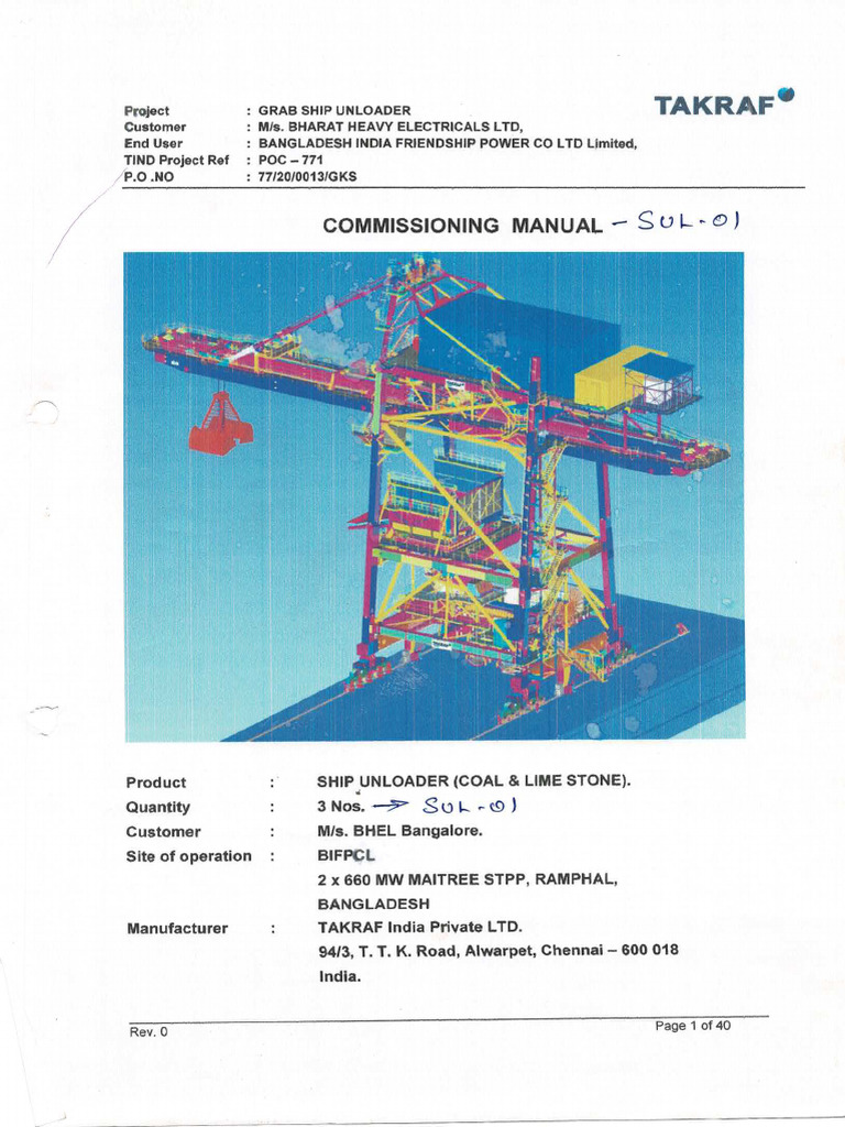 SUL-1 Commissioning Manual | PDF