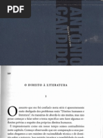 CANDIDO, Antonio - O direito à literatura In Vários Escritos