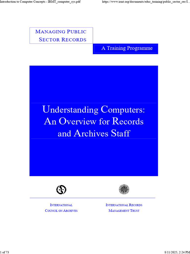 IRMT Computer Sys-1 | PDF | Personal Computers | Computer Data Storage