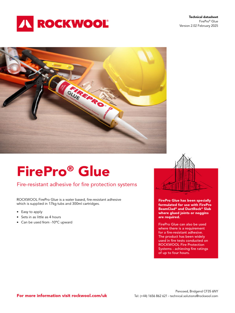 FirePro Glue for Fire Protection Systems | PDF | Adhesive | Materials