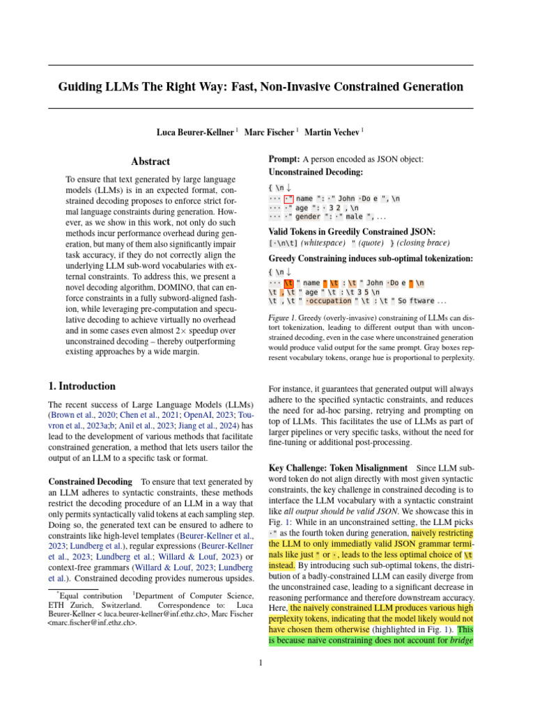 Efficient Grammar-Aligned Decoding | PDF | Regular Expression ...