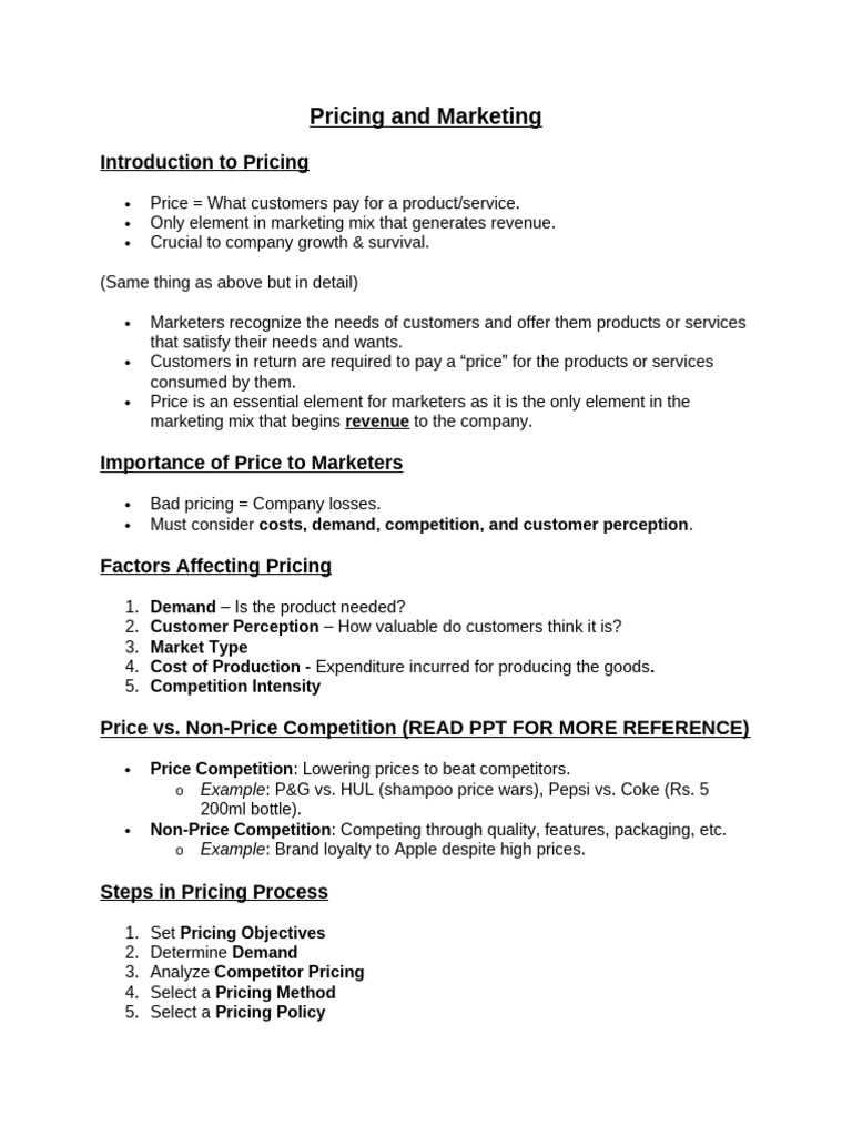 Essential Pricing Strategies for Marketers | PDF | Pricing | Marketing
