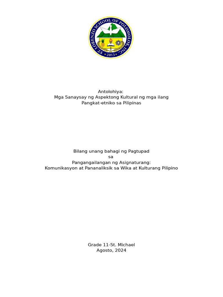 Performance Task - Format | PDF