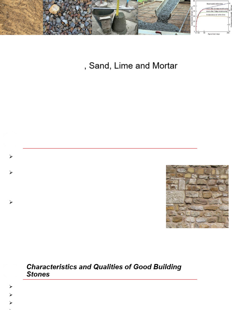 Lime and Sand Mortar Overview | PDF | Lime (Material) | Mortar (Masonry)