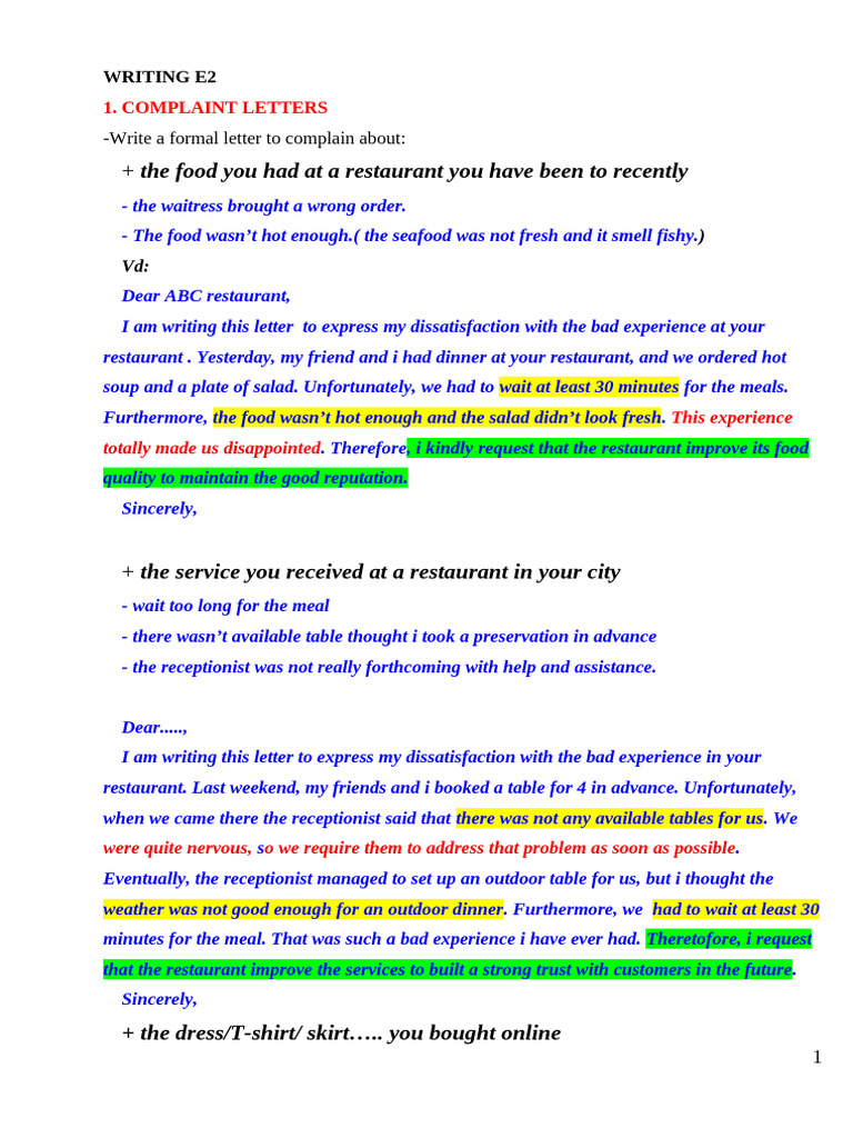 Formal Letter Writing Guide | PDF
