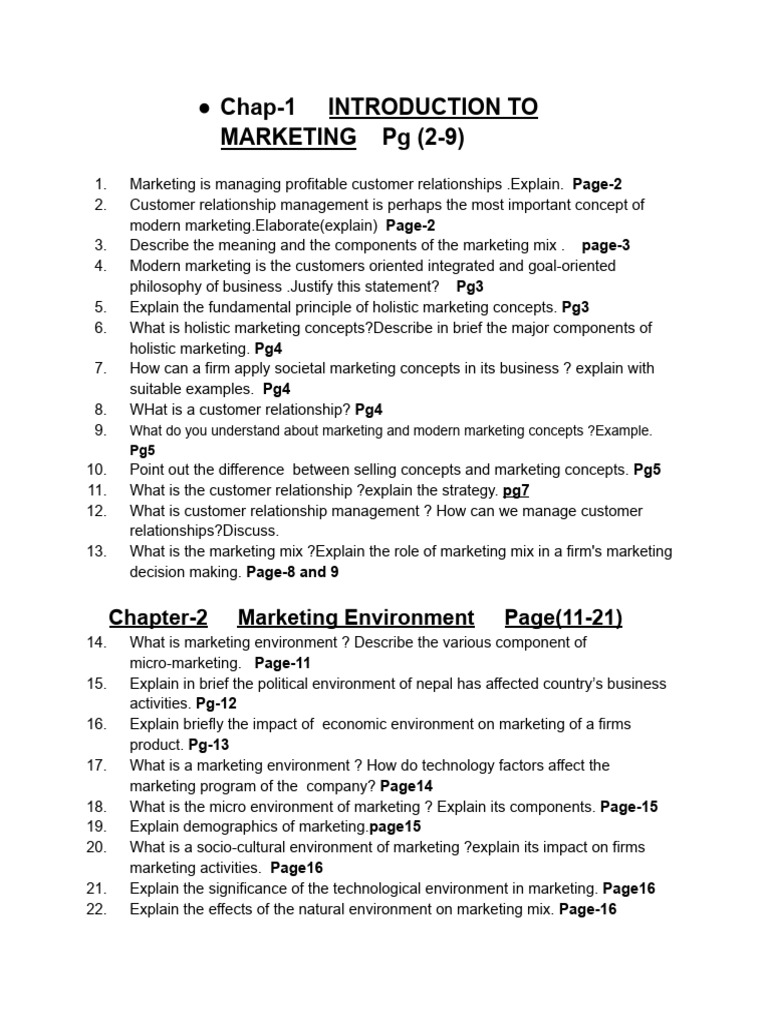 Marketing Concepts and Strategies Overview | PDF | Market Segmentation ...