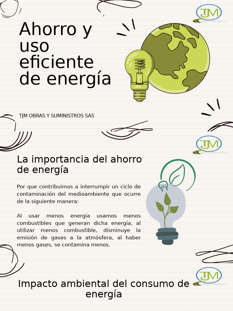 Ahorro y Uso Eficiente de Energia | PDF | Contaminación | Gases de ...