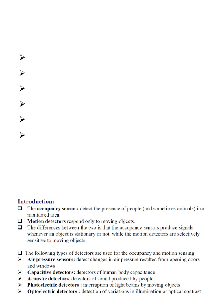 Overview of Sensor Applications | PDF