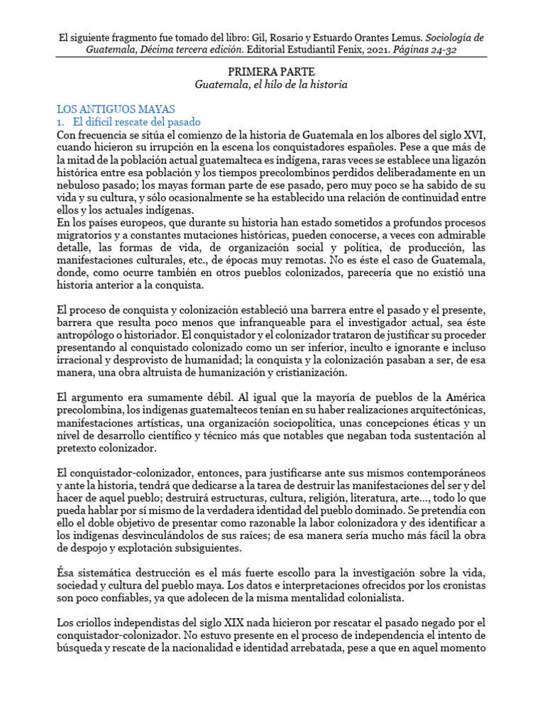 Historia y cultura de los mayas en Guatemala | PDF | Civilización maya ...