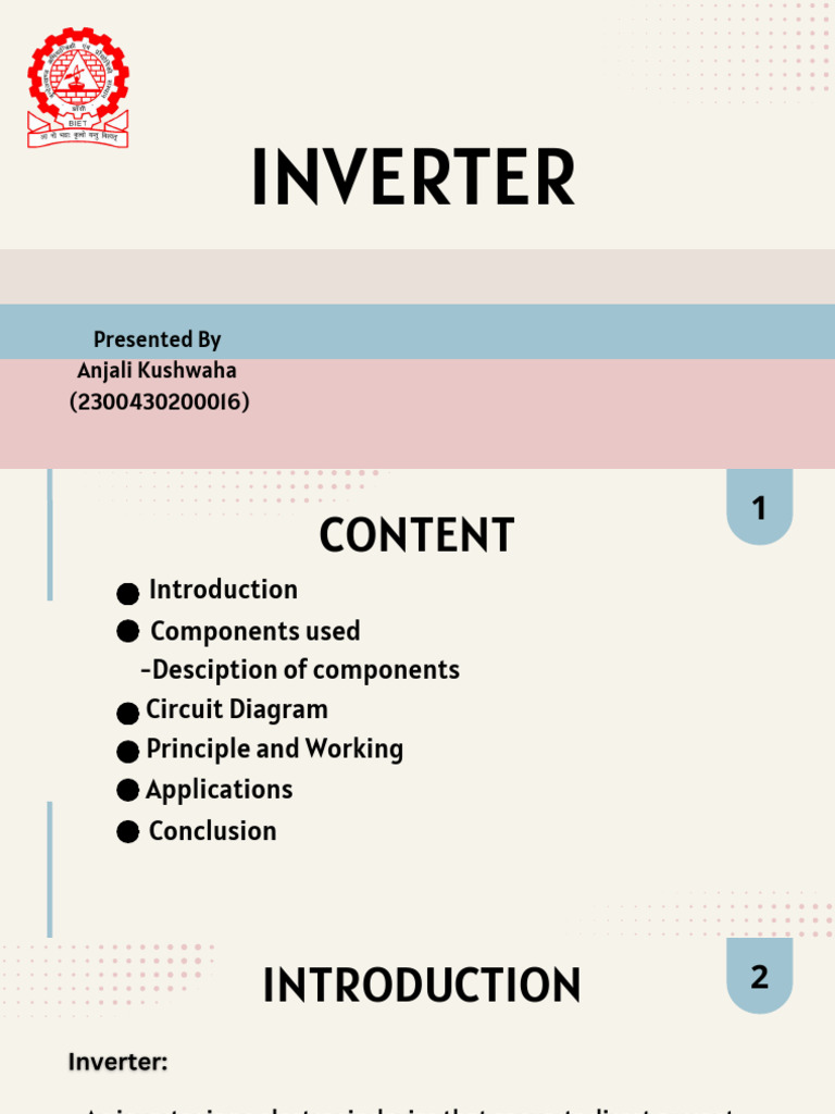 Inverter Design and Applications Guide | PDF | Transformer | Power Inverter