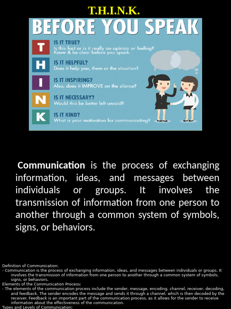 Understanding Communication Basics | PDF