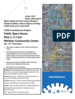 Public Open House May 1, 5-7 PM Whittier Community Center: I-35W Transit/Access Project