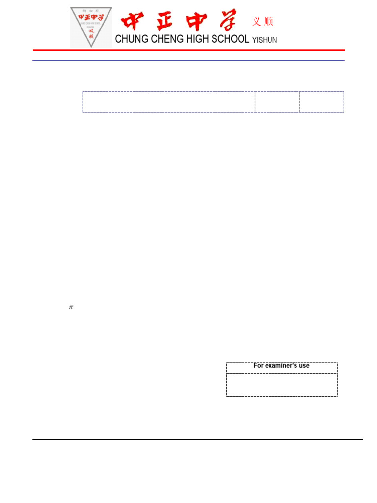 2011 Additional Mathematics Exam Paper | PDF | Equations | Cartesian ...