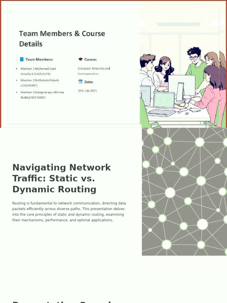 Static vs. Dynamic Routing Explained | PDF | Routing | Computer Network