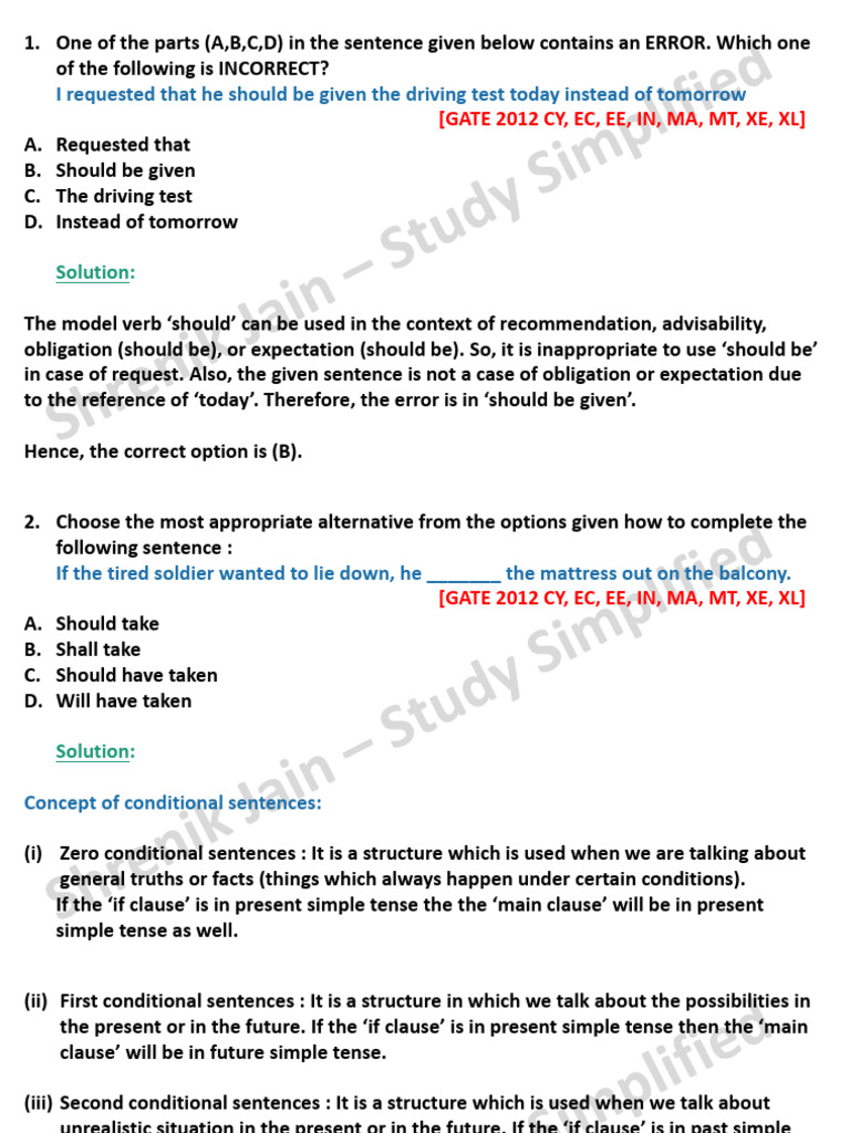 Grammar Error Identification and Correction | PDF | Verb | Grammatical ...