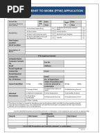 Permit to Work Form Template | PDF | Occupational Safety And Health | Risk