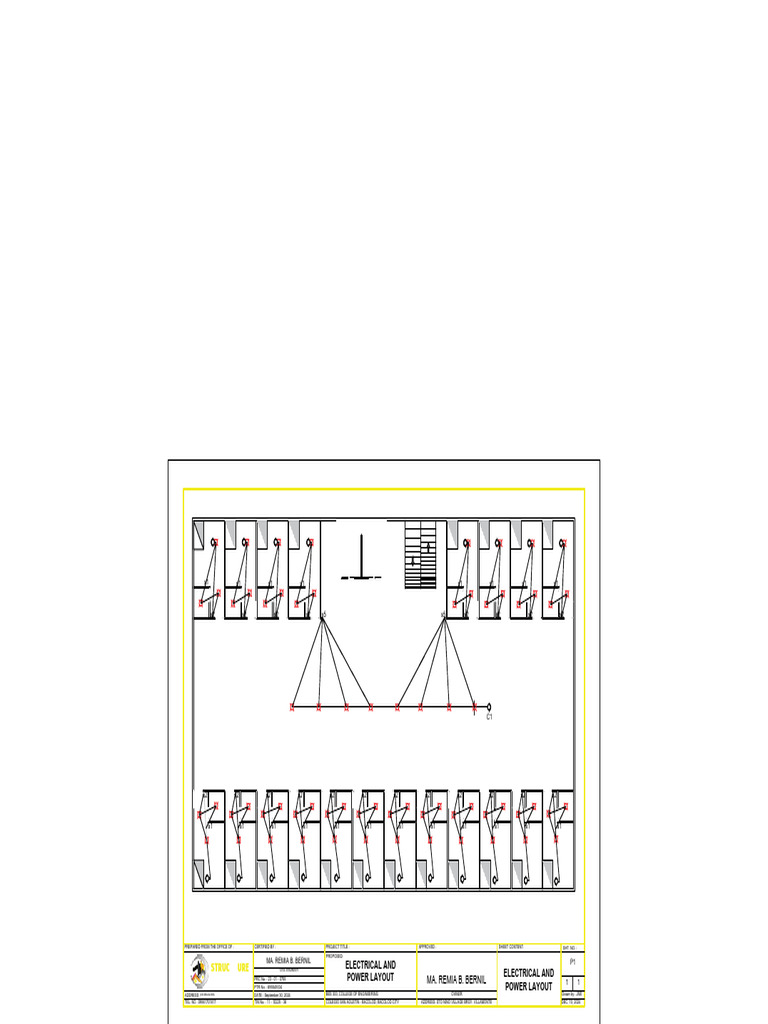 Elecrical and Power Layout-Model | PDF