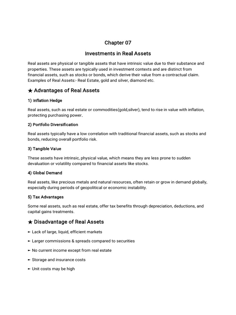 CH 07 (Real Assets) - WPS Office | PDF | Adjustable Rate Mortgage ...