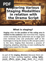 Types of Theatre Staging Explained | PDF | Concert Dance | Entertainment