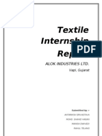 Textile Internship Report Alok