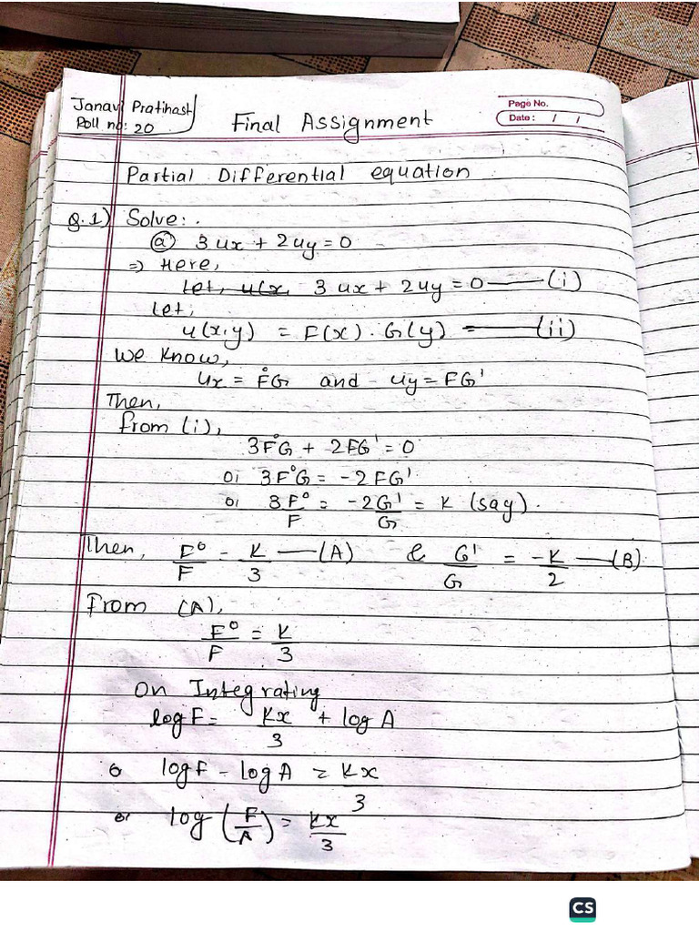 AMath F Assignment | PDF