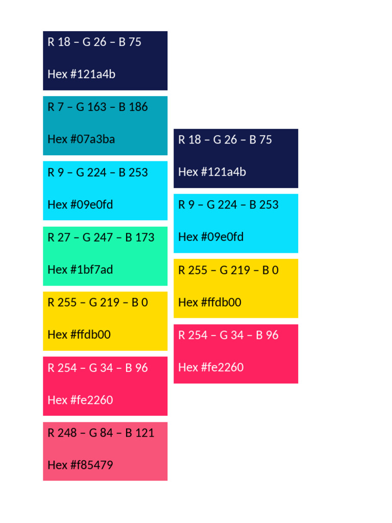 Pop Art Palette | PDF