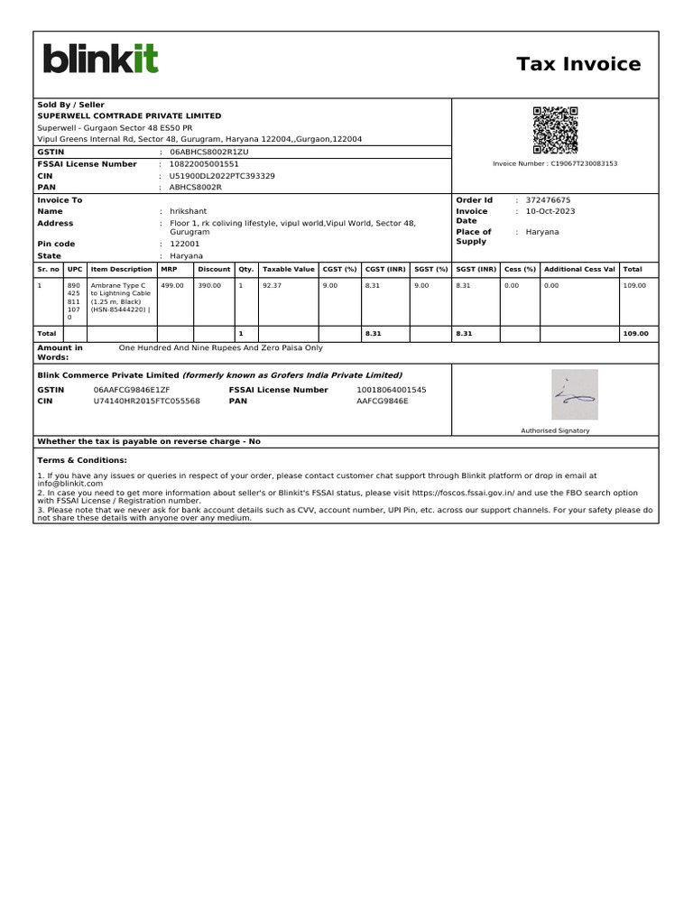 ForwardInvoice - ORD905024029 2 | PDF | Invoice | Payments