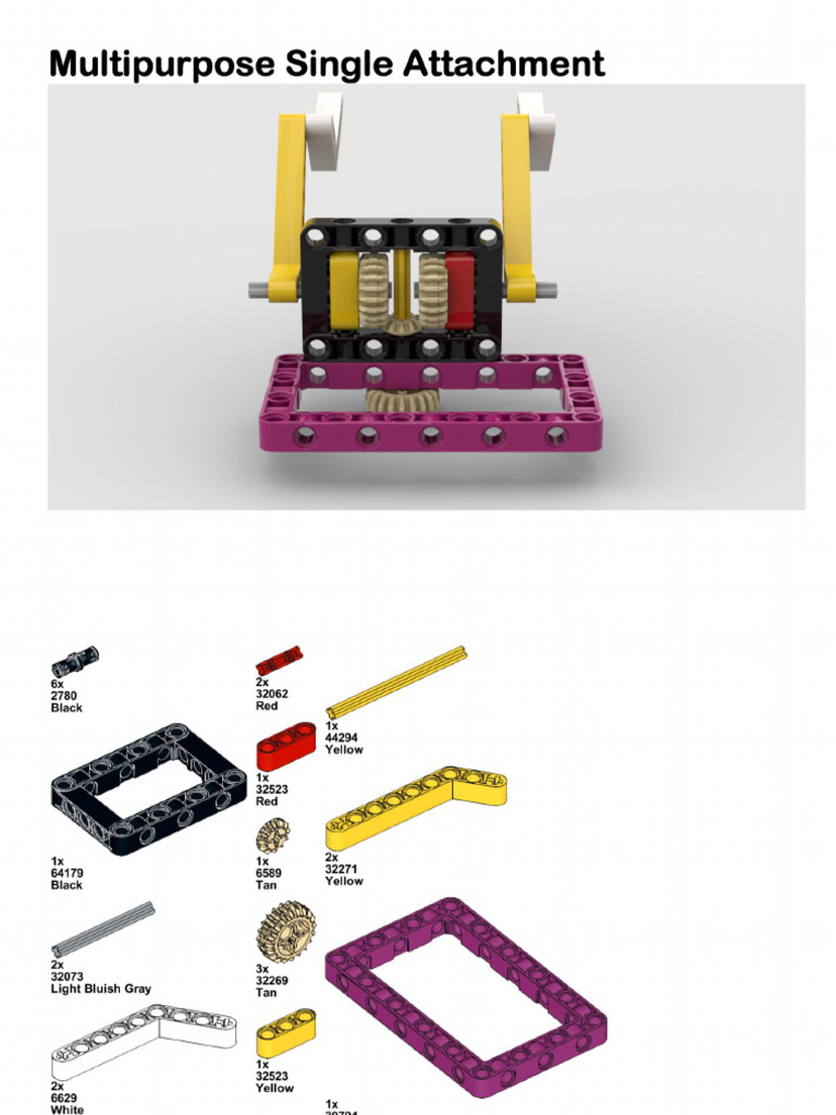 Multipurpose Single Attachment | PDF